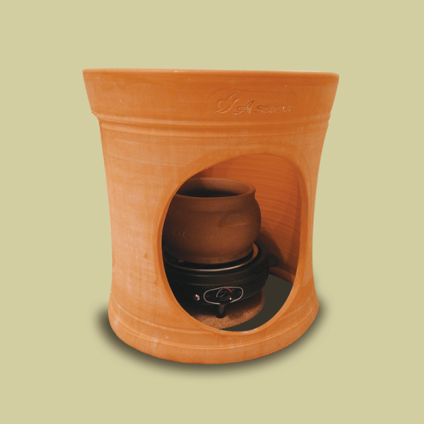 黄土製 座器と壺